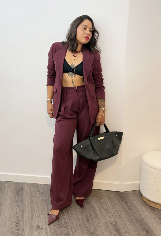 BLAZER BOSS BURDEOS LUMINA