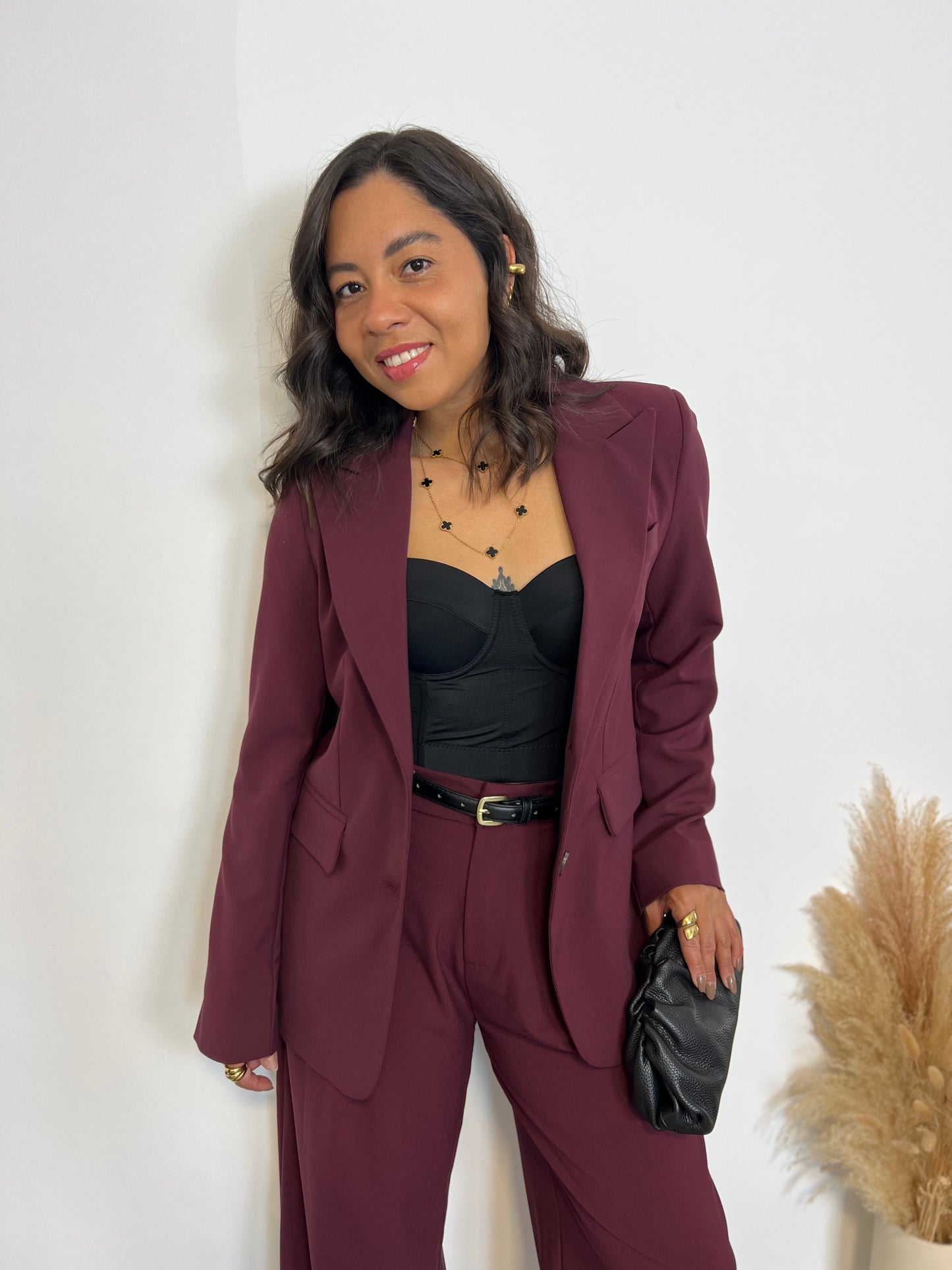 BLAZER BOSS BURDEOS LUMINA