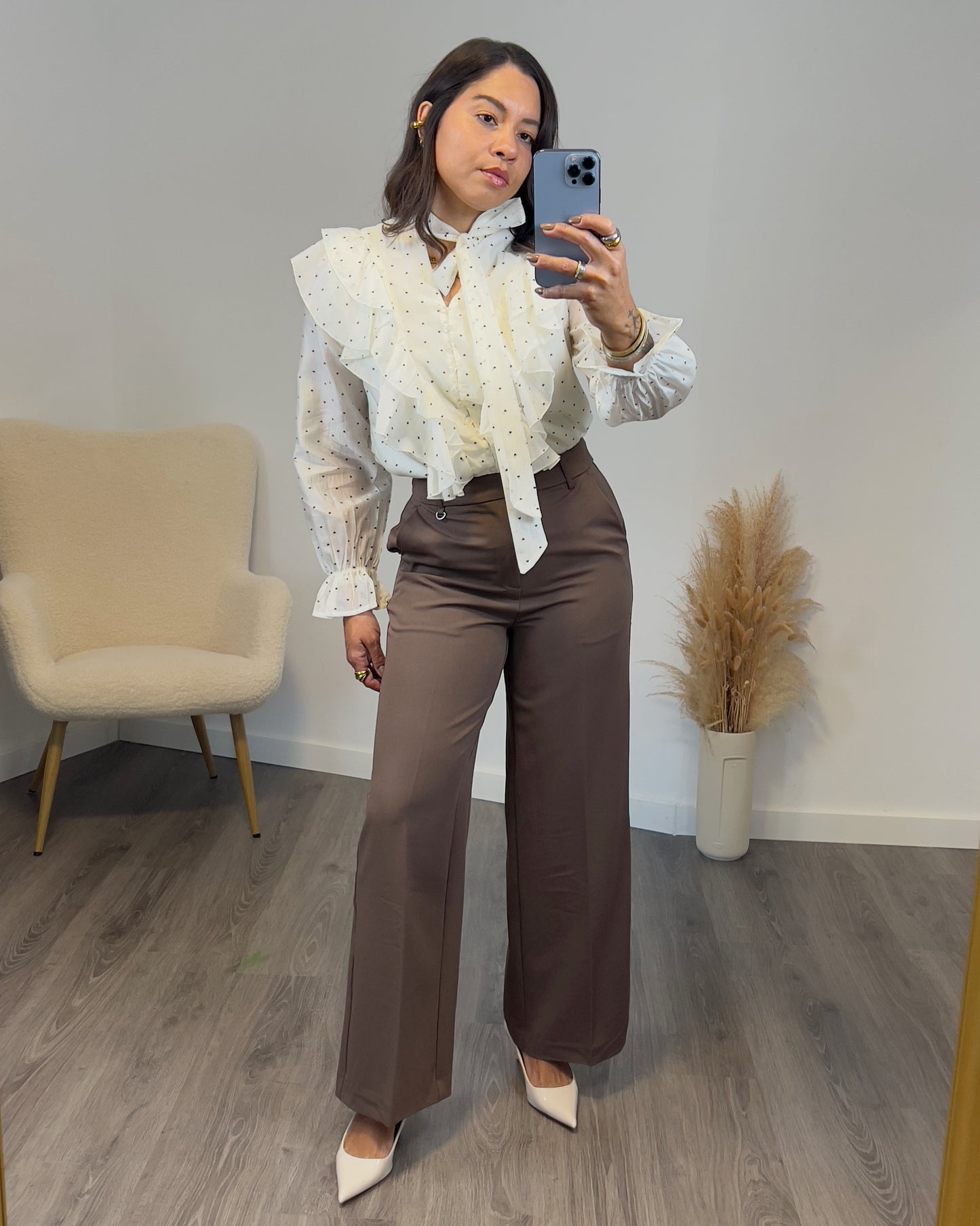 Blusa Volantes Elegance