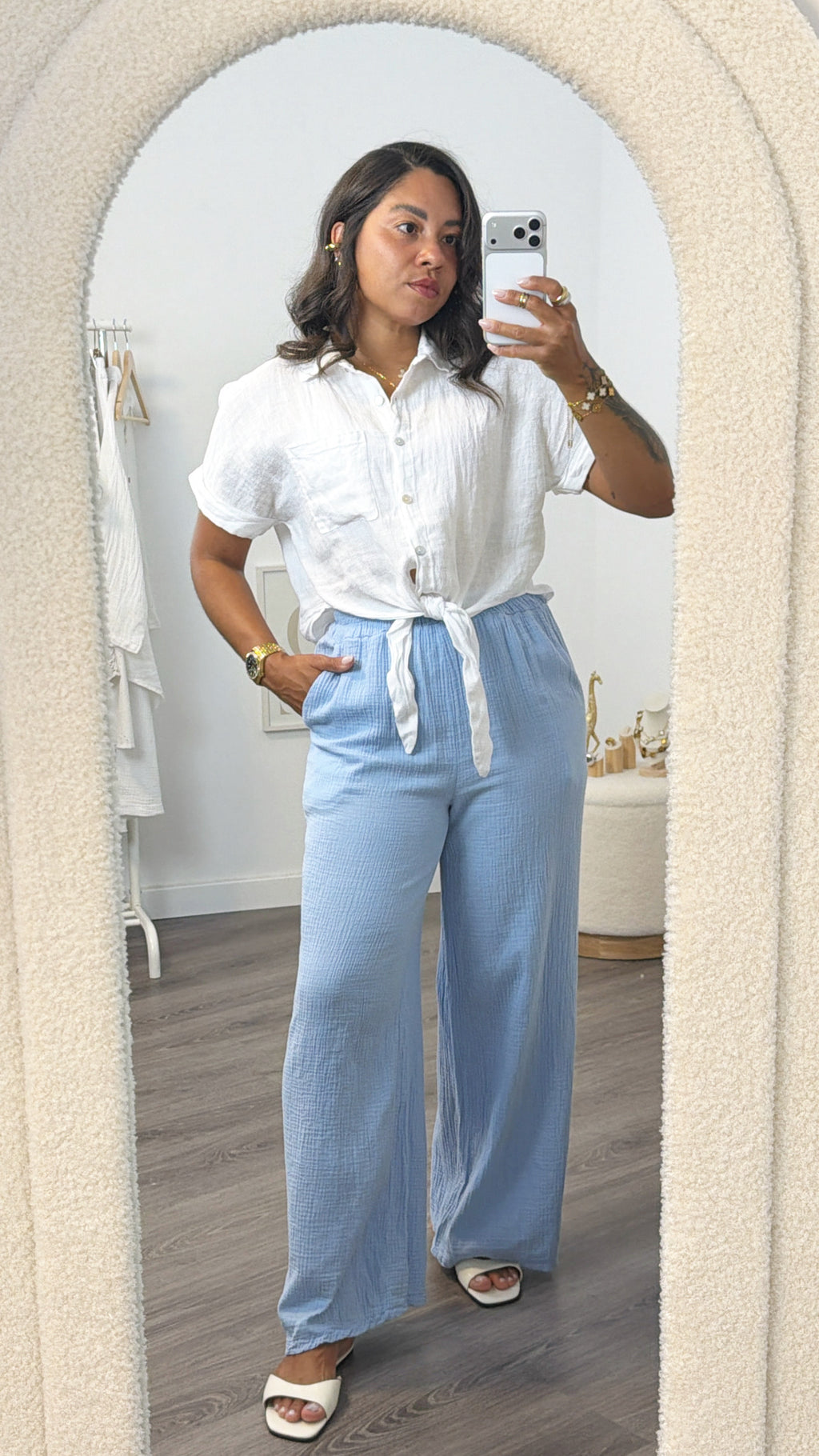 PANTALÓN IBIZA AZUL