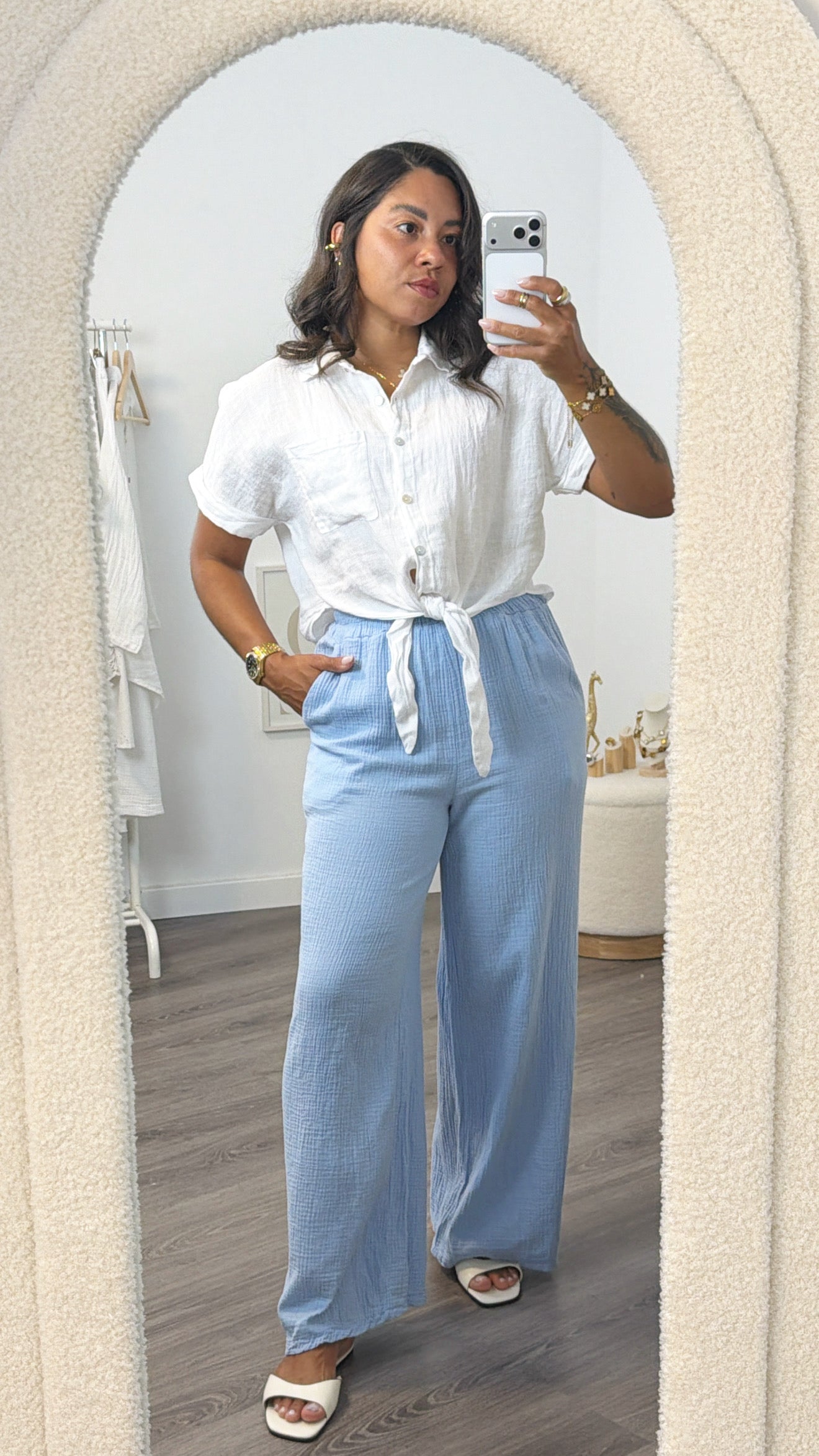 PANTALÓN IBIZA AZUL