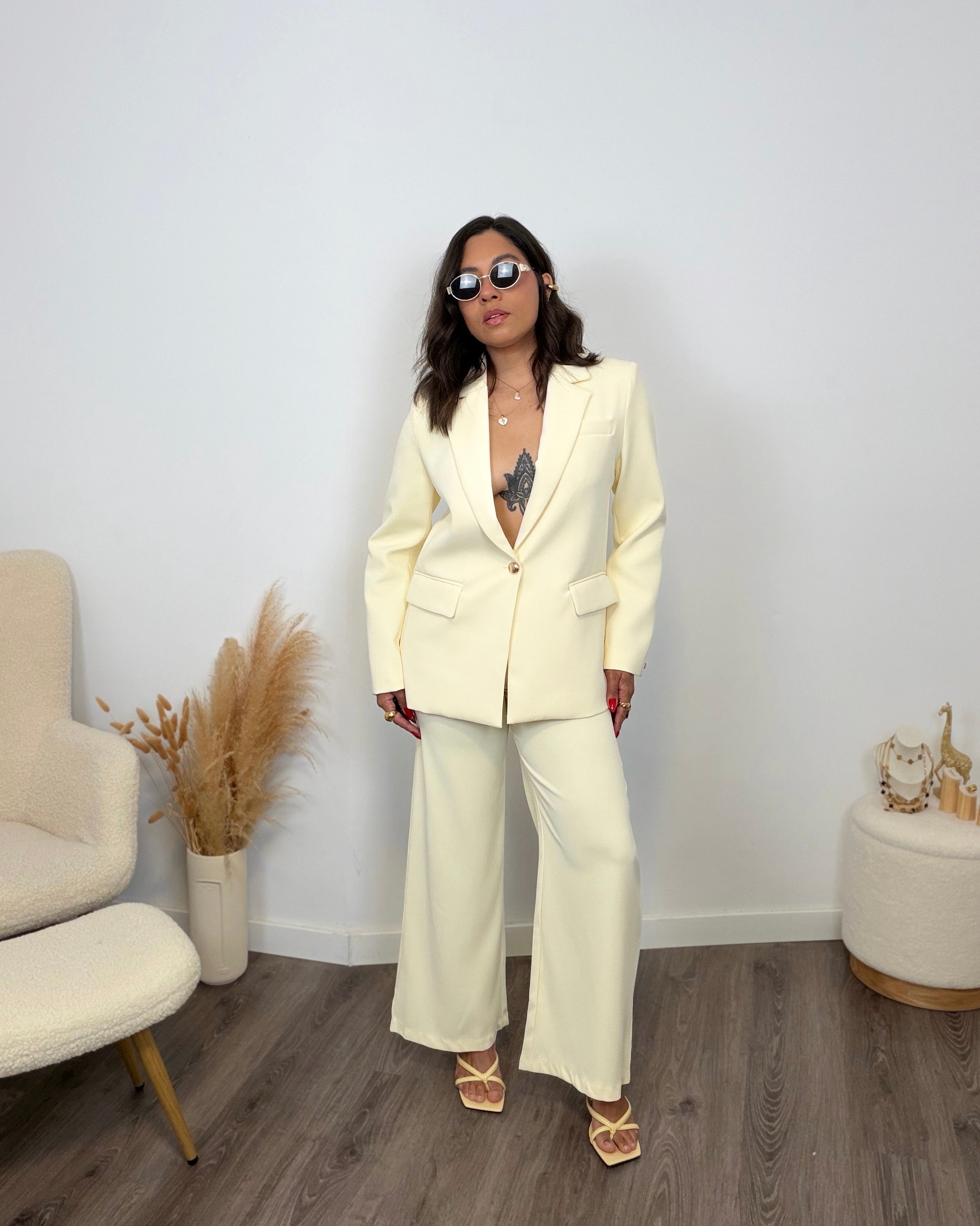 PANTALÓN PURÉ LINE YELOW