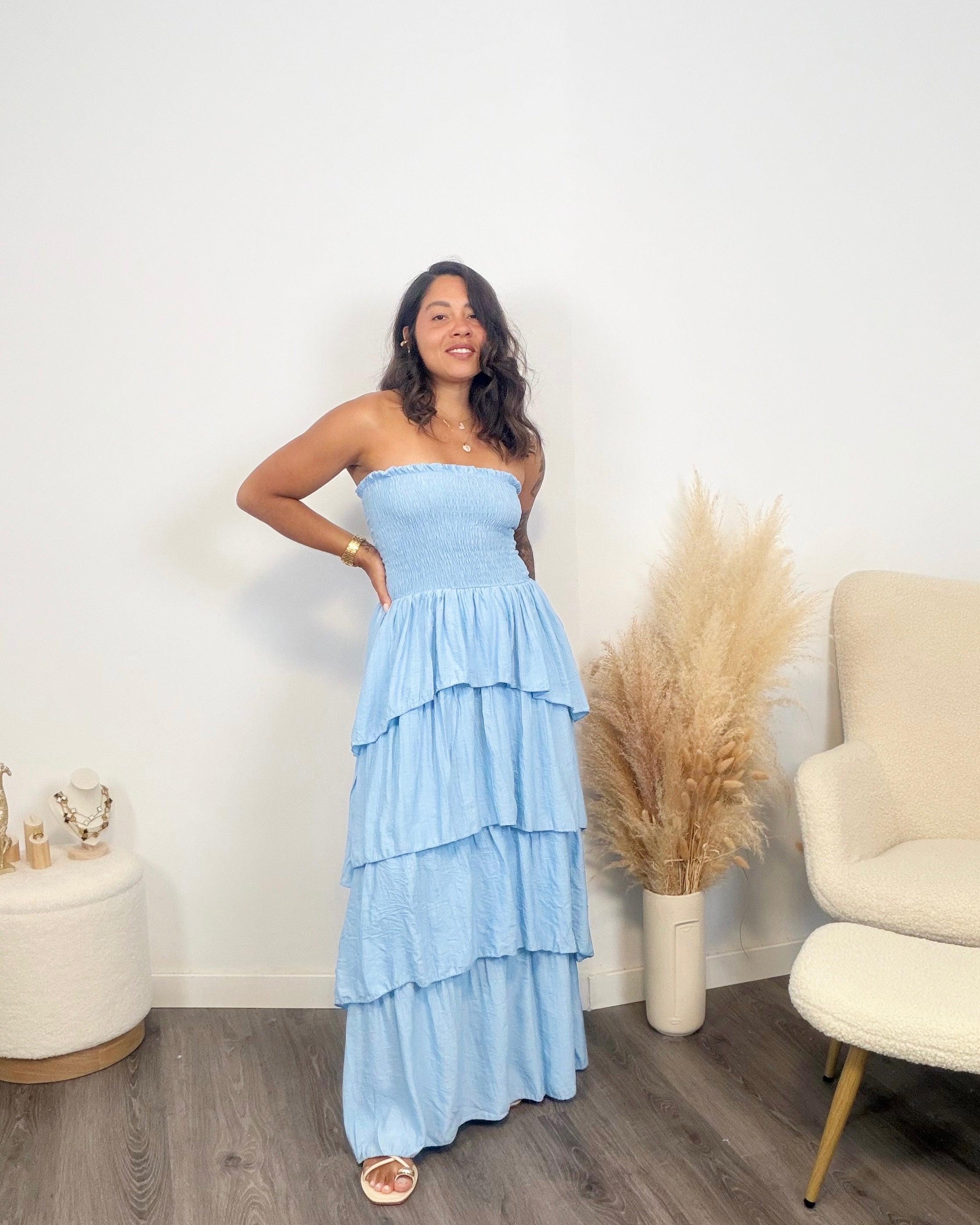 VESTIDO CALAS DE MALLORCA AZUL
