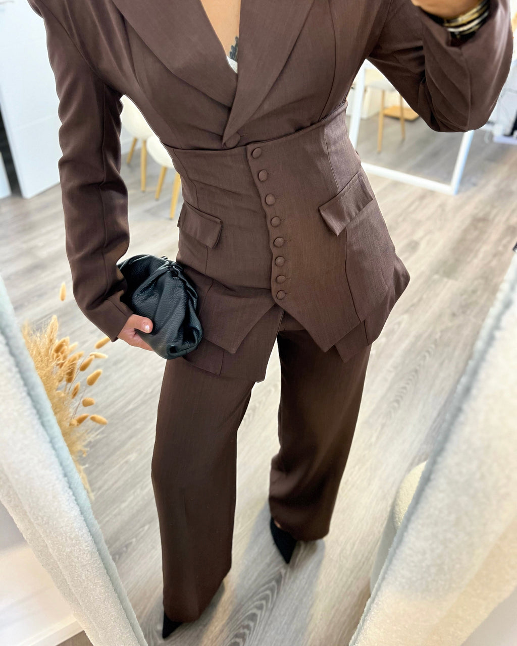 Traje 3 Piezas Elegance Marrón