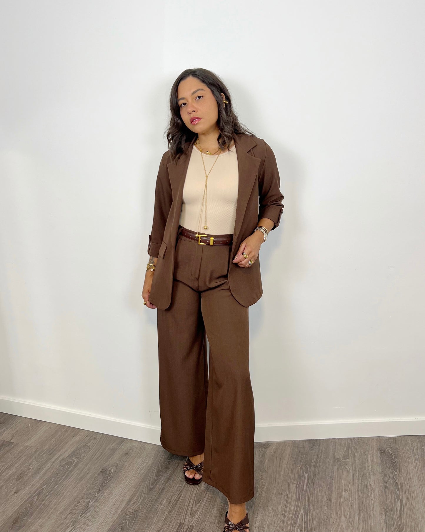 Pantalón fénix Marrón