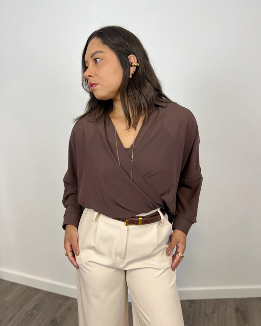 Blusa Londres Marrón