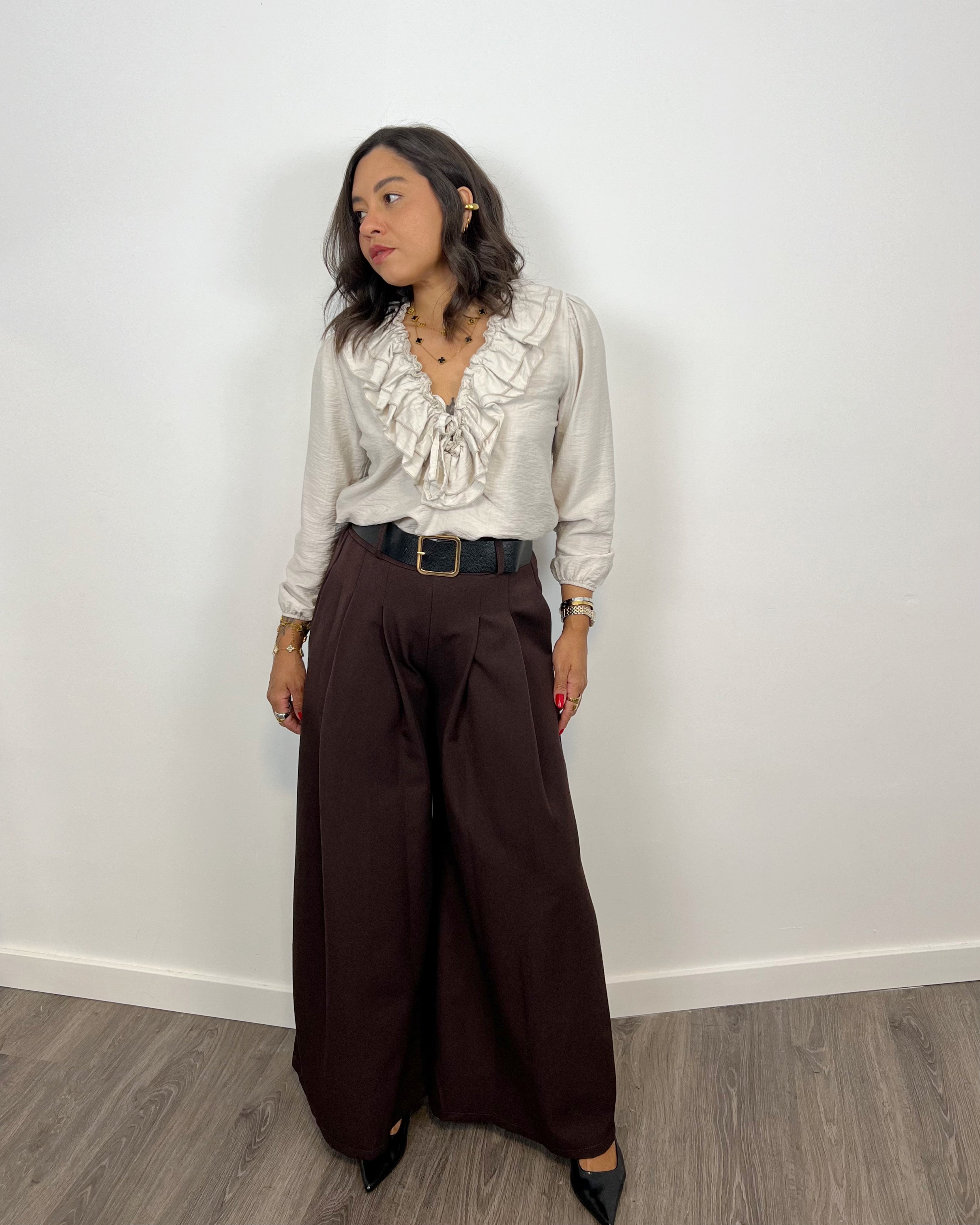 Blusa Boho Taupe