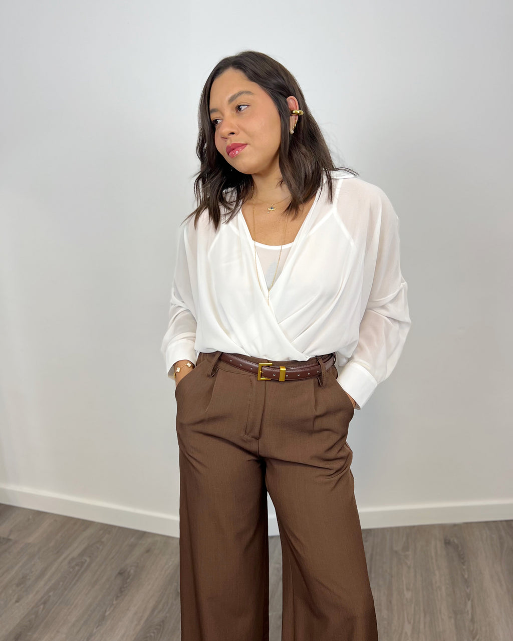 Blusa Londres  Blanco