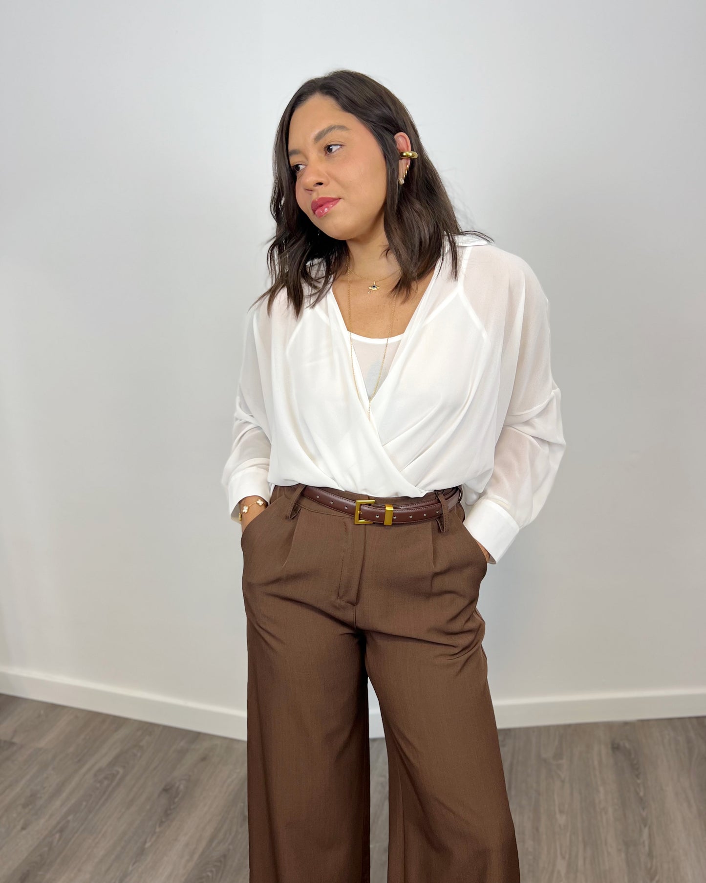 Blusa Londres  Blanco