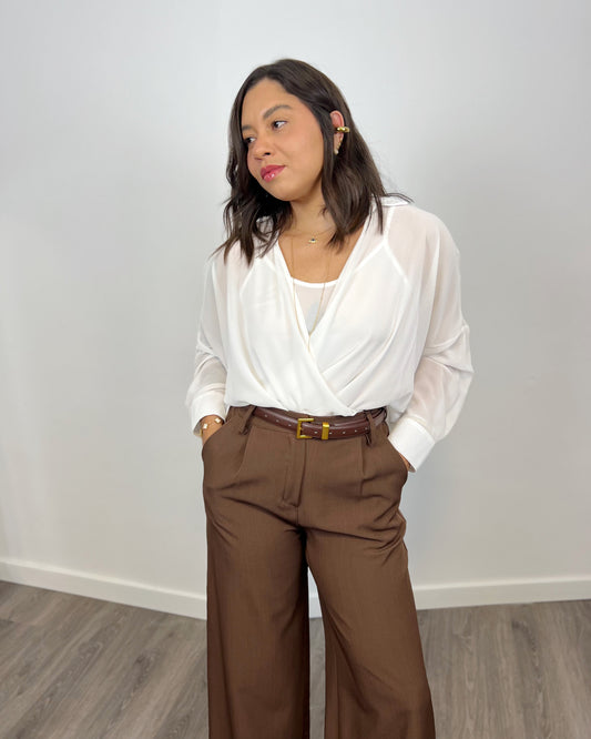 Blusa Londres  Blanco