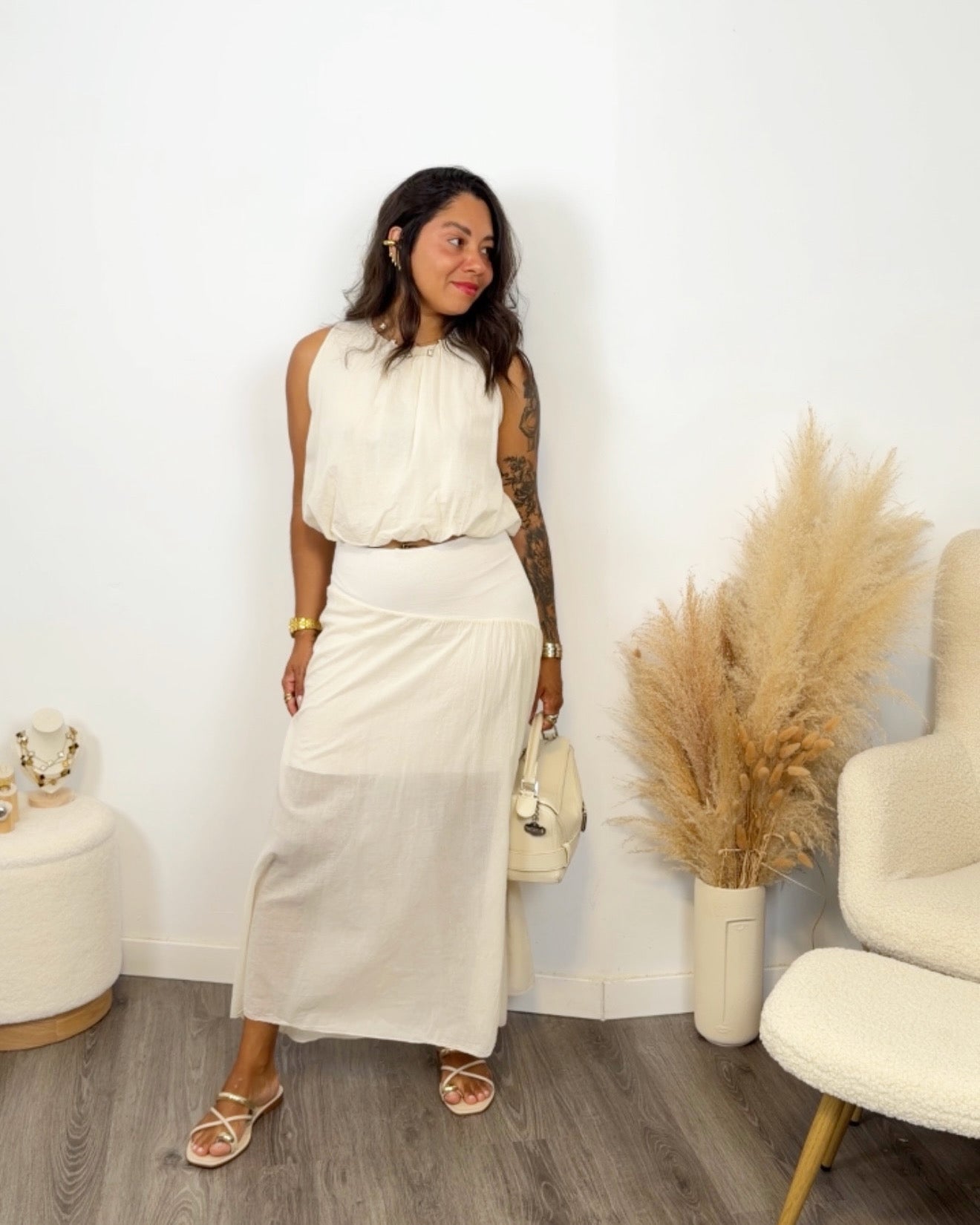 CONJUNTO PERLA BEIGE