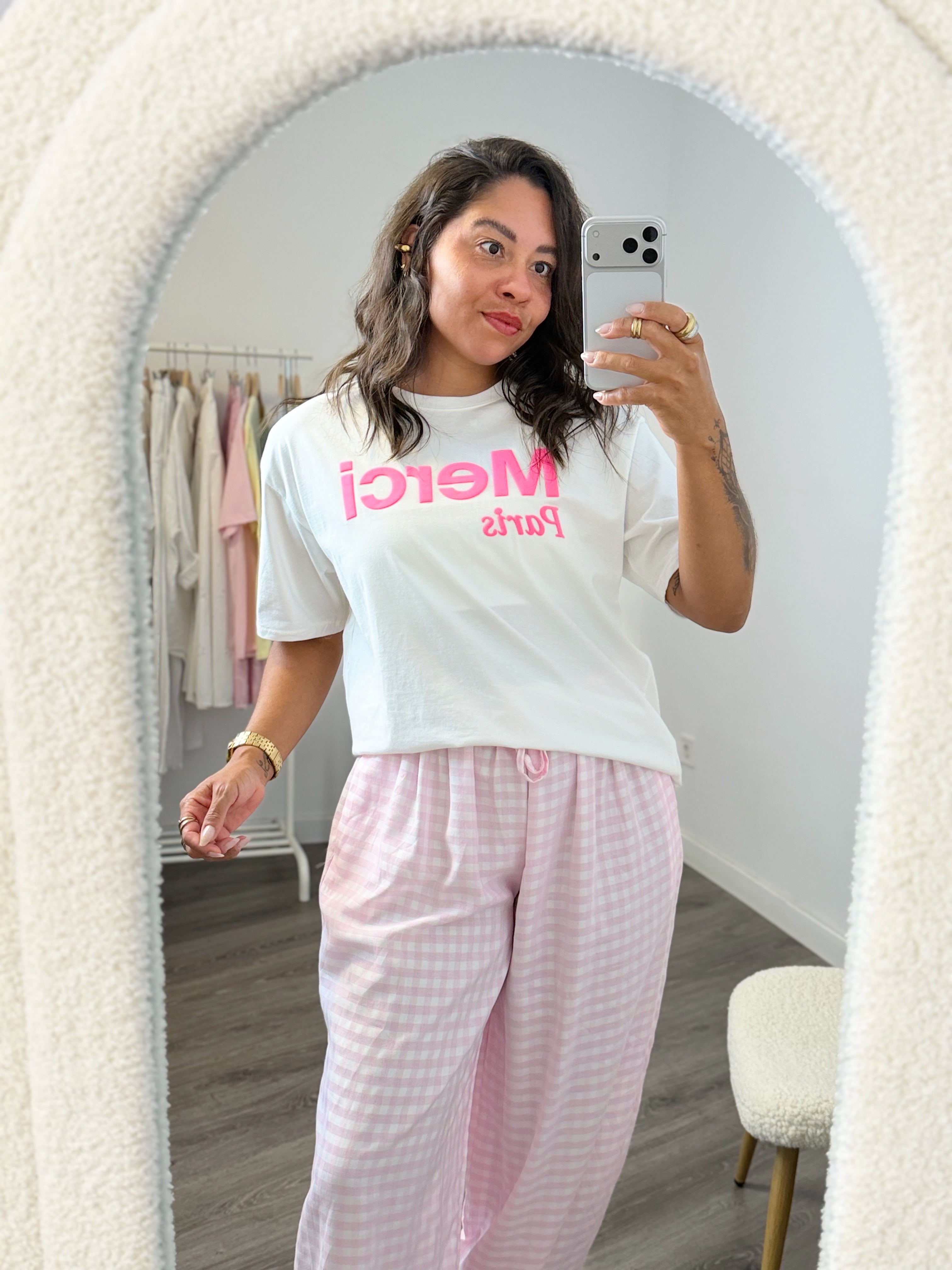 CAMISETA MERCI 100% ALGODÓN