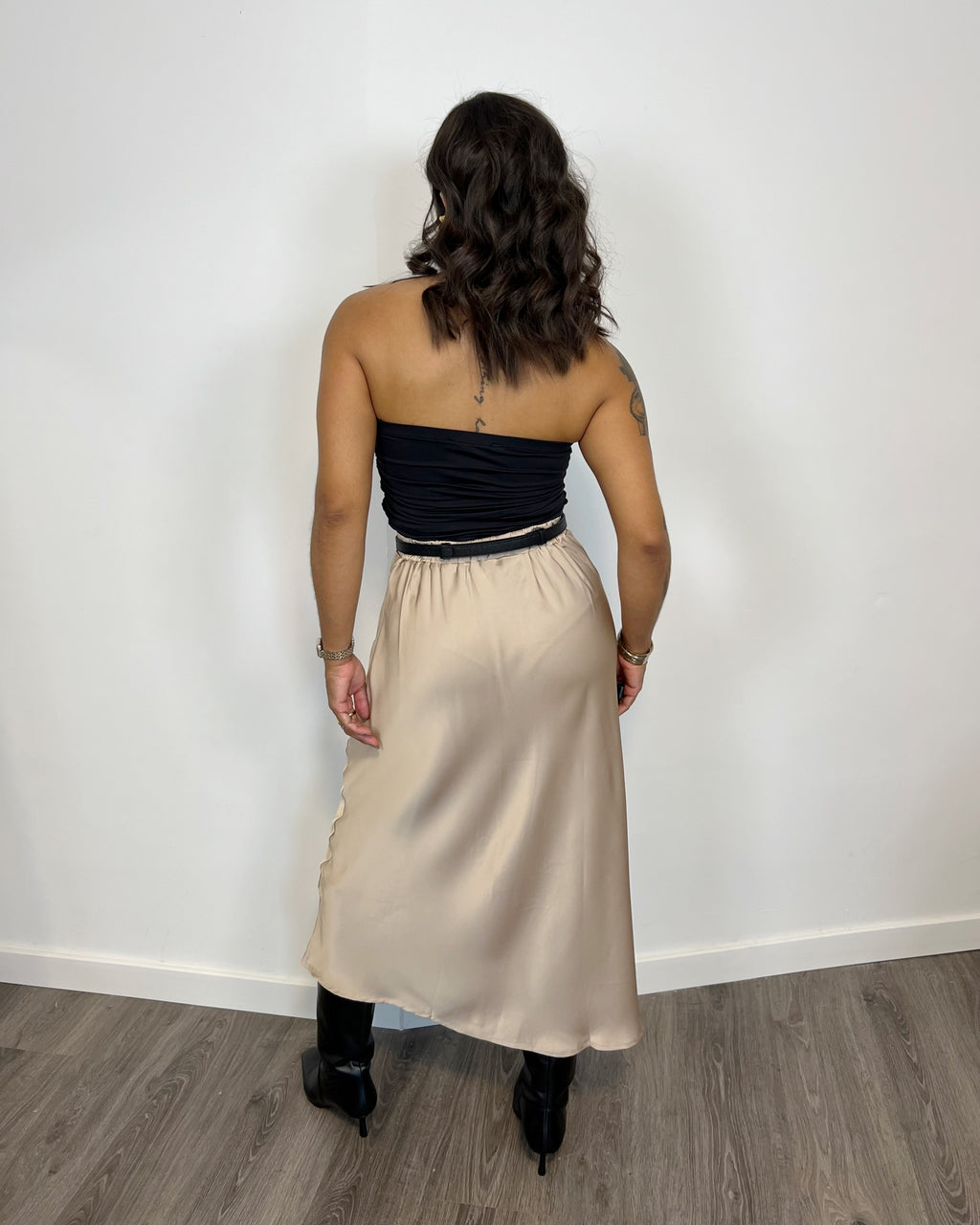 Falda Satinada
