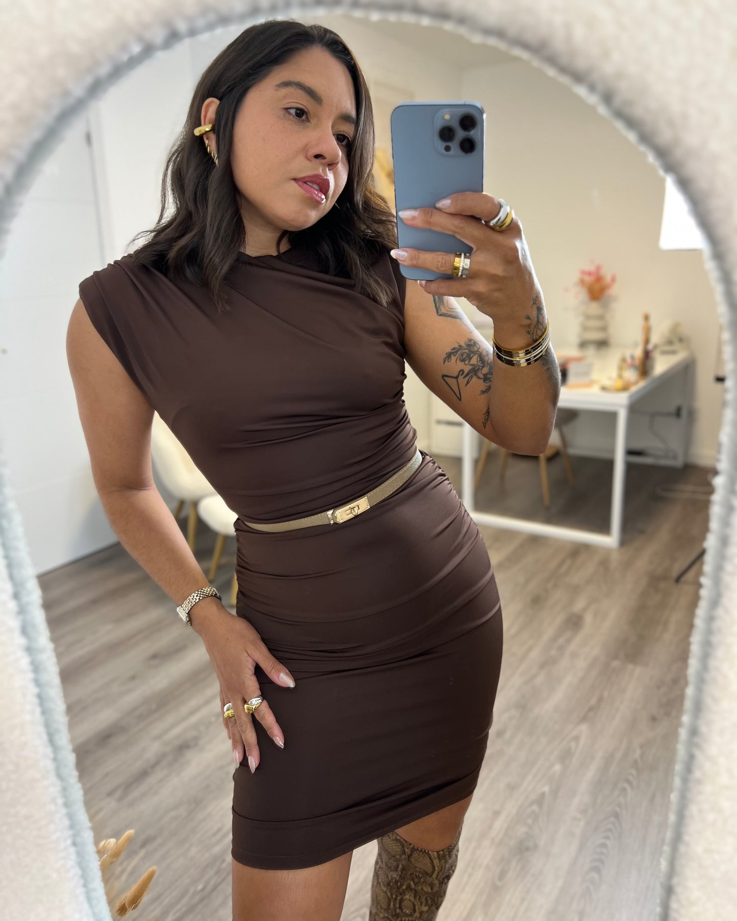 Vestido Mavi Marrón