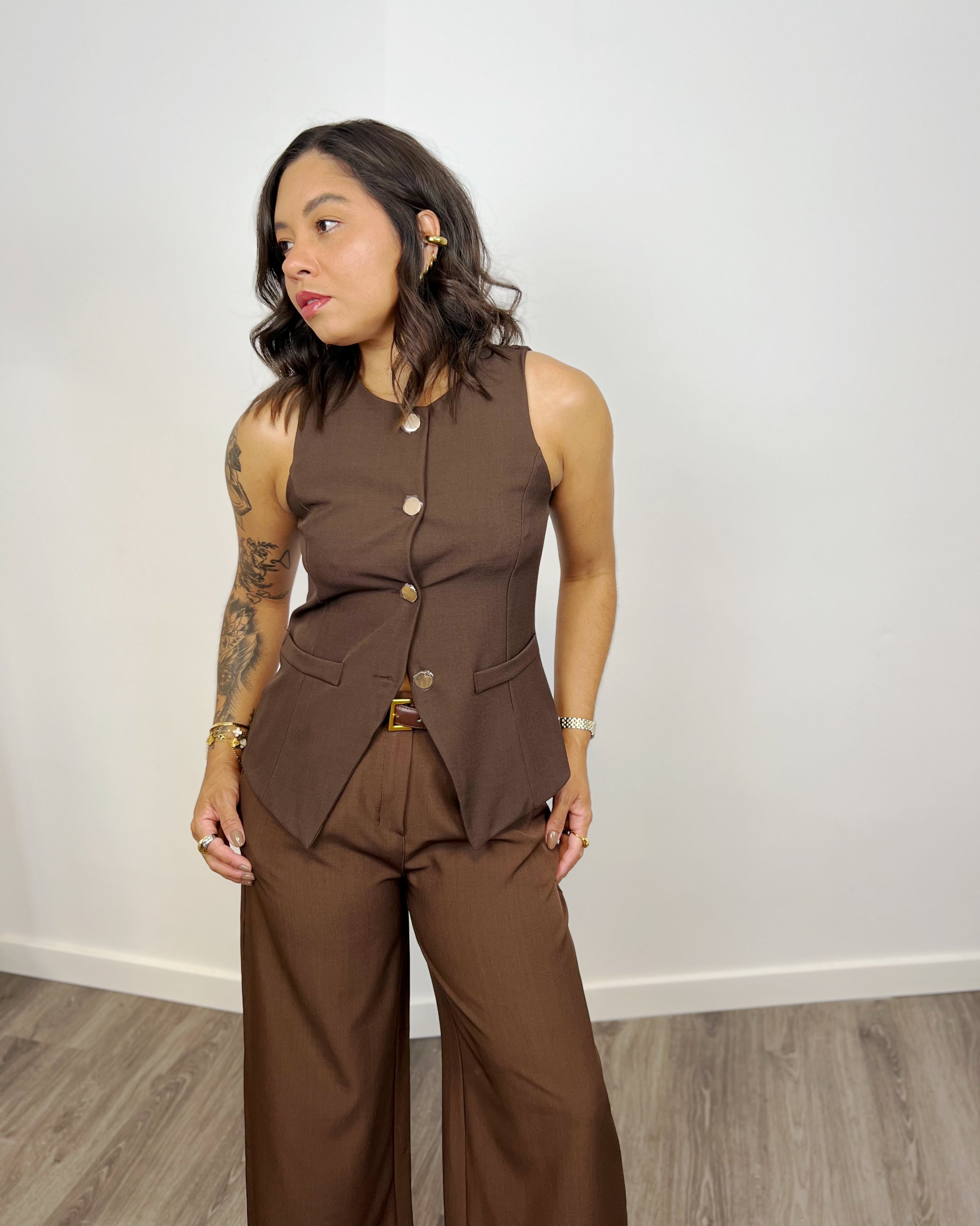 Chaleco Fénix Marrón