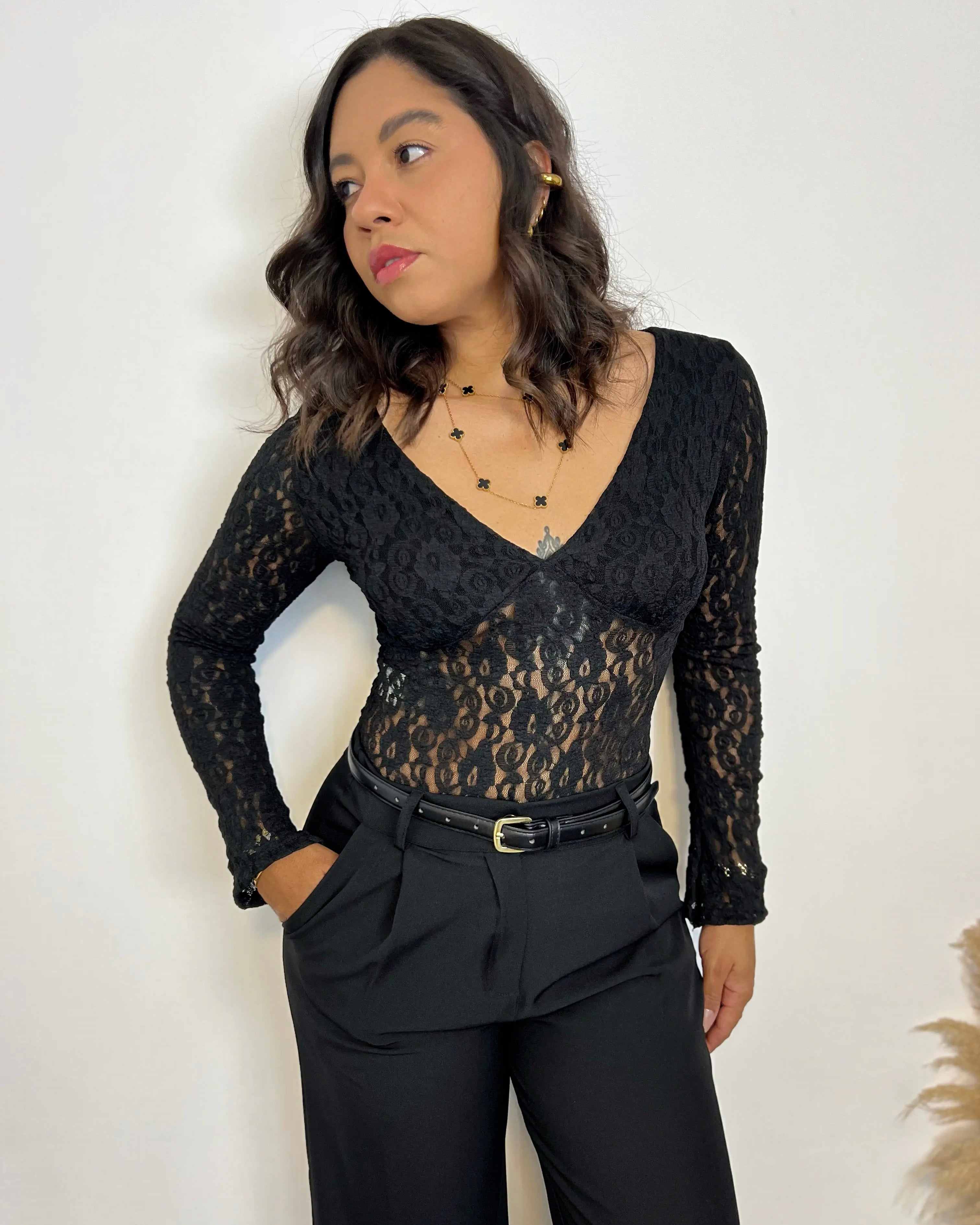 Body Encaje Negro