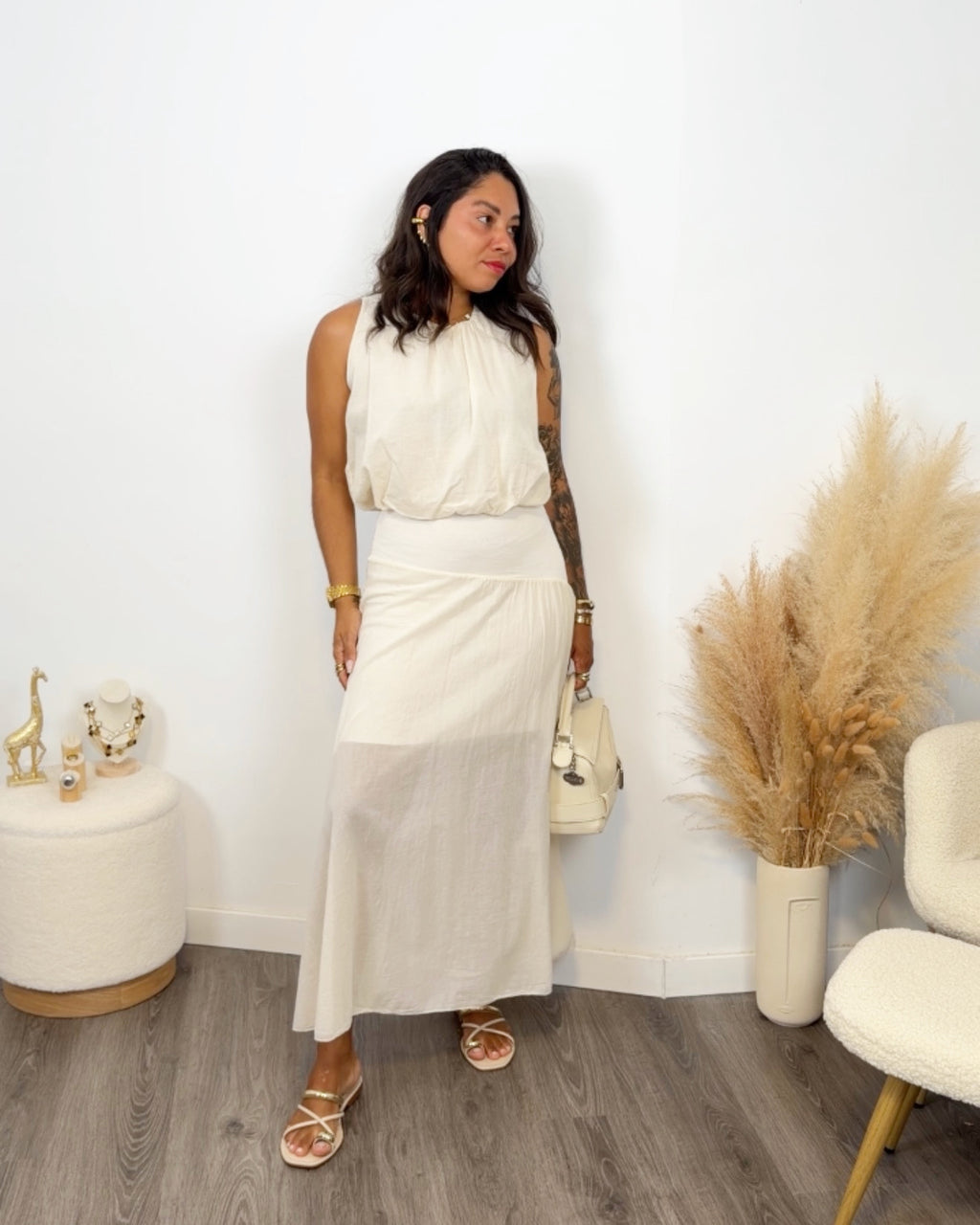 CONJUNTO PERLA BEIGE