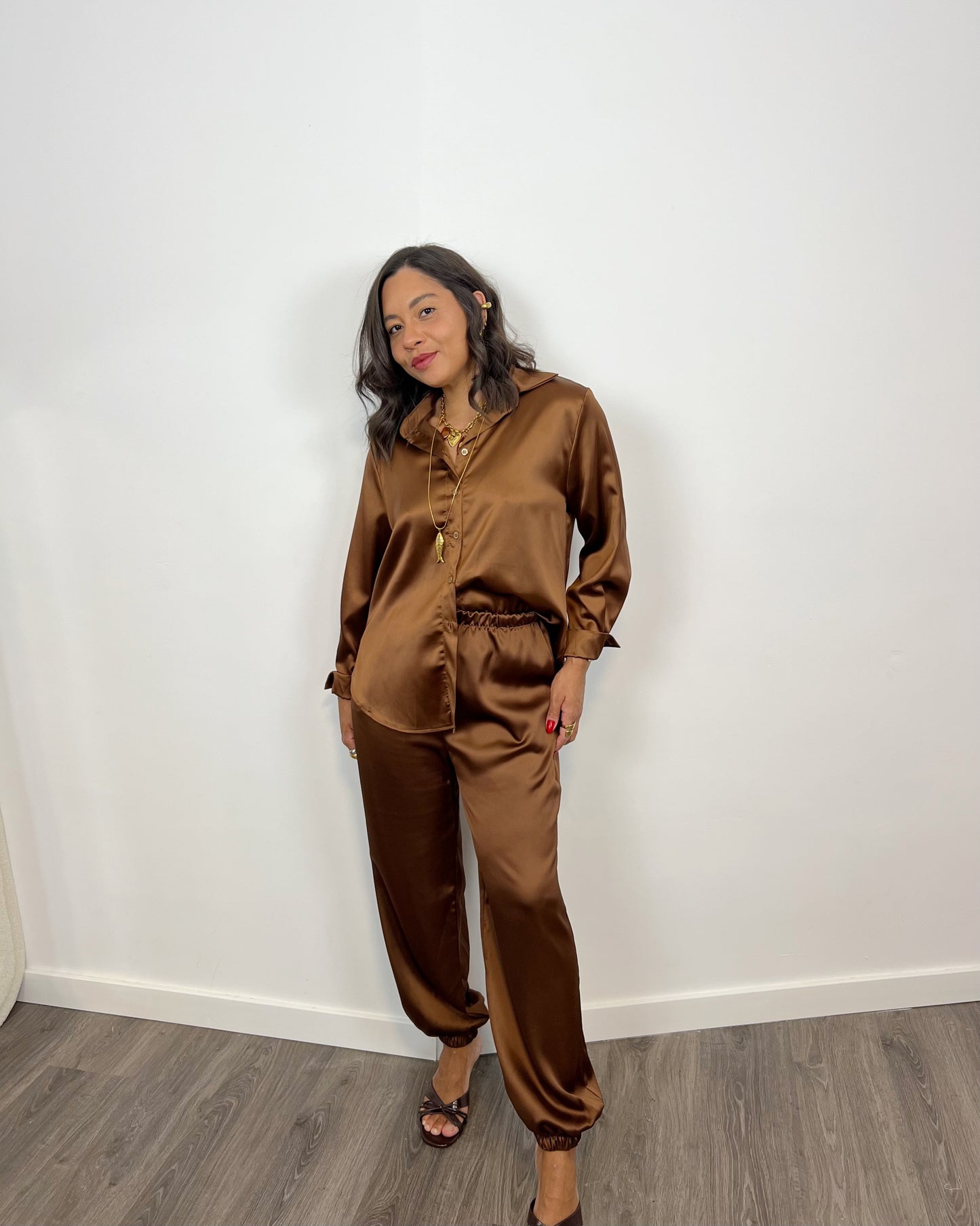 Pantalón Jasmine  Marrón