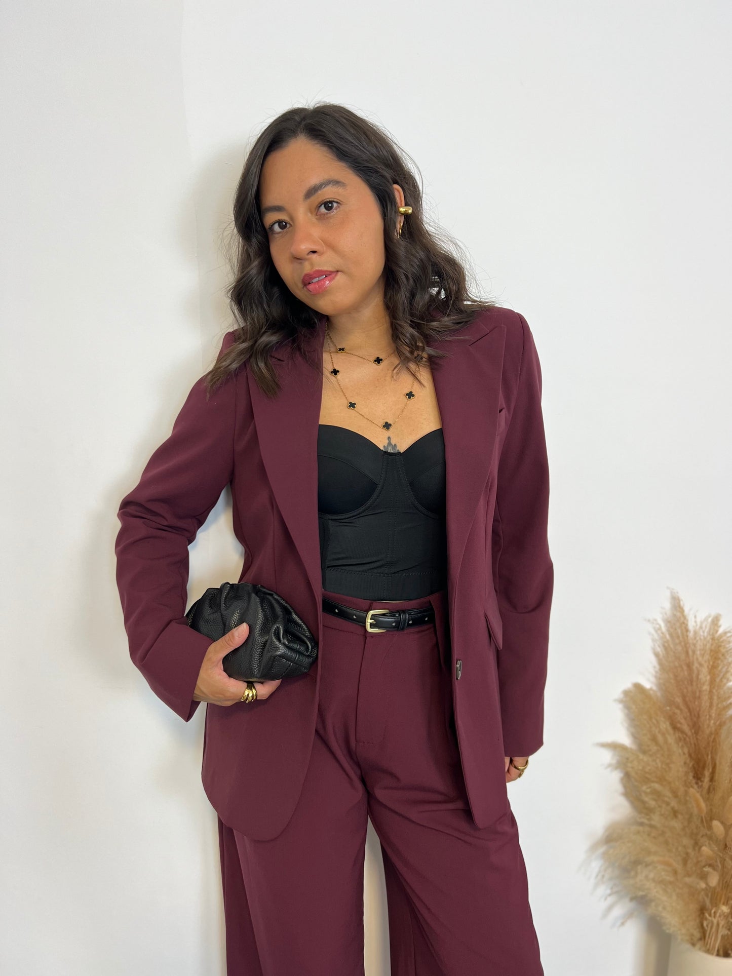 BLAZER BOSS BURDEOS LUMINA