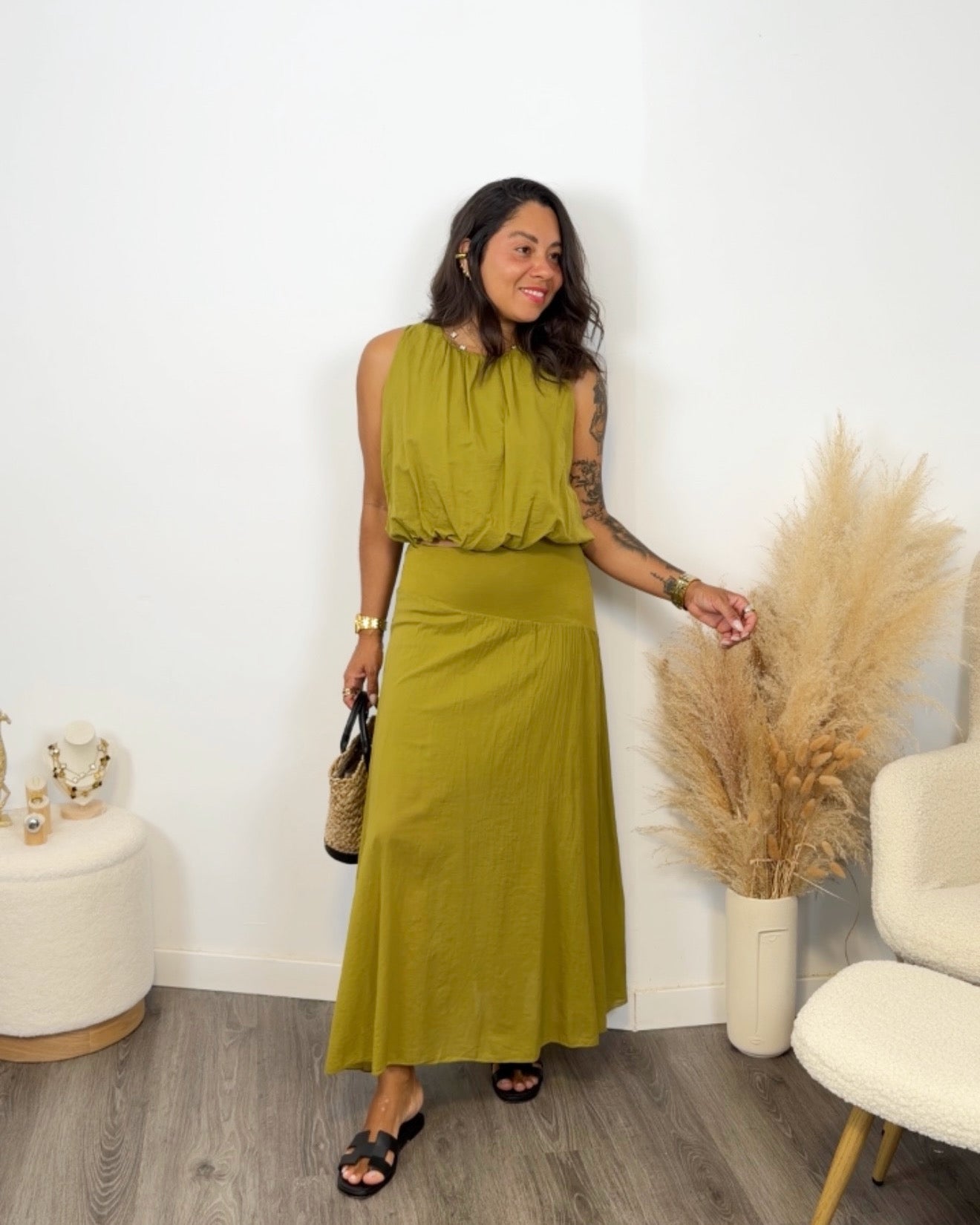 CONJUNTO PERLA VERDE