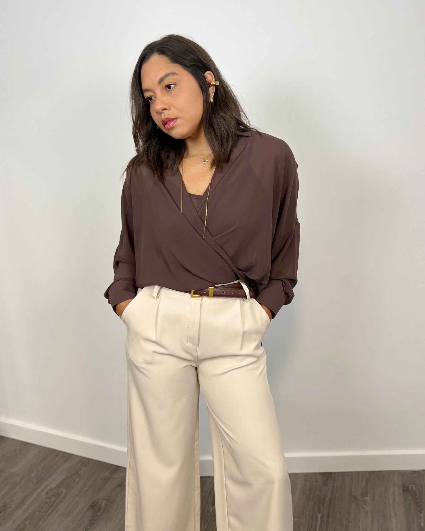 Blusa Londres Marrón