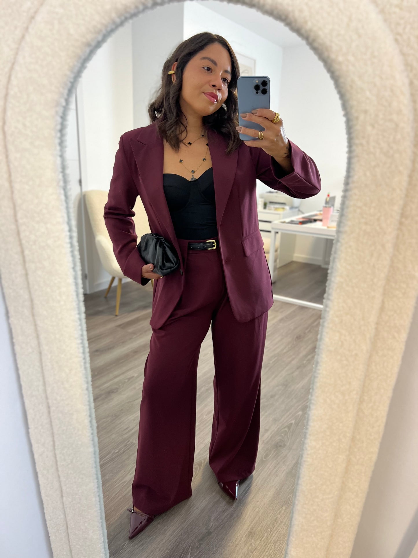 BLAZER BOSS BURDEOS LUMINA