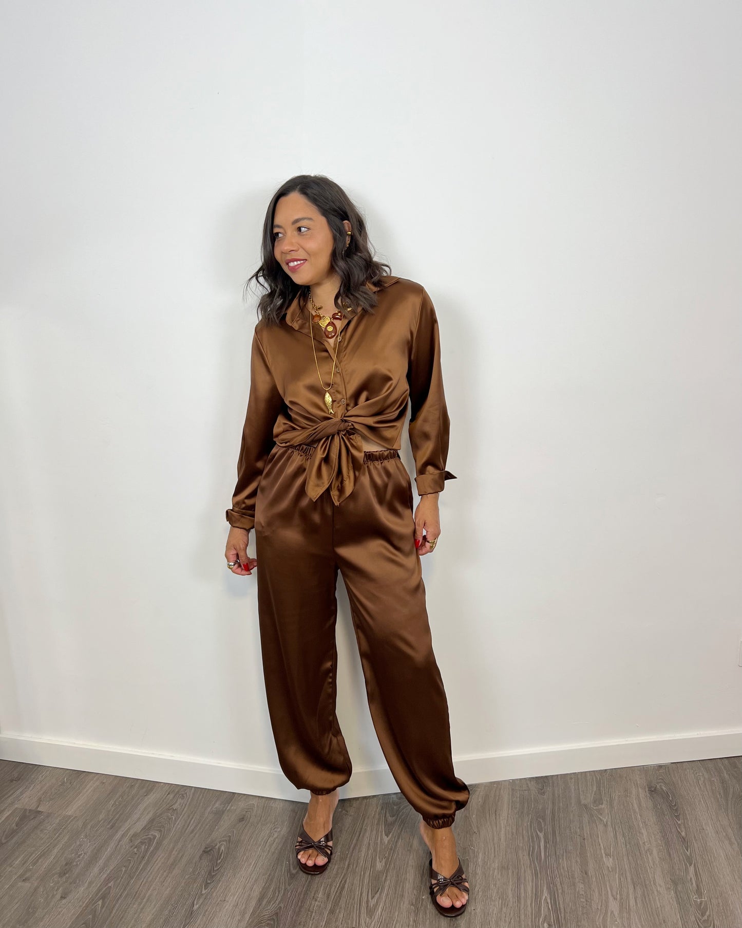 Pantalón Jasmine  Marrón