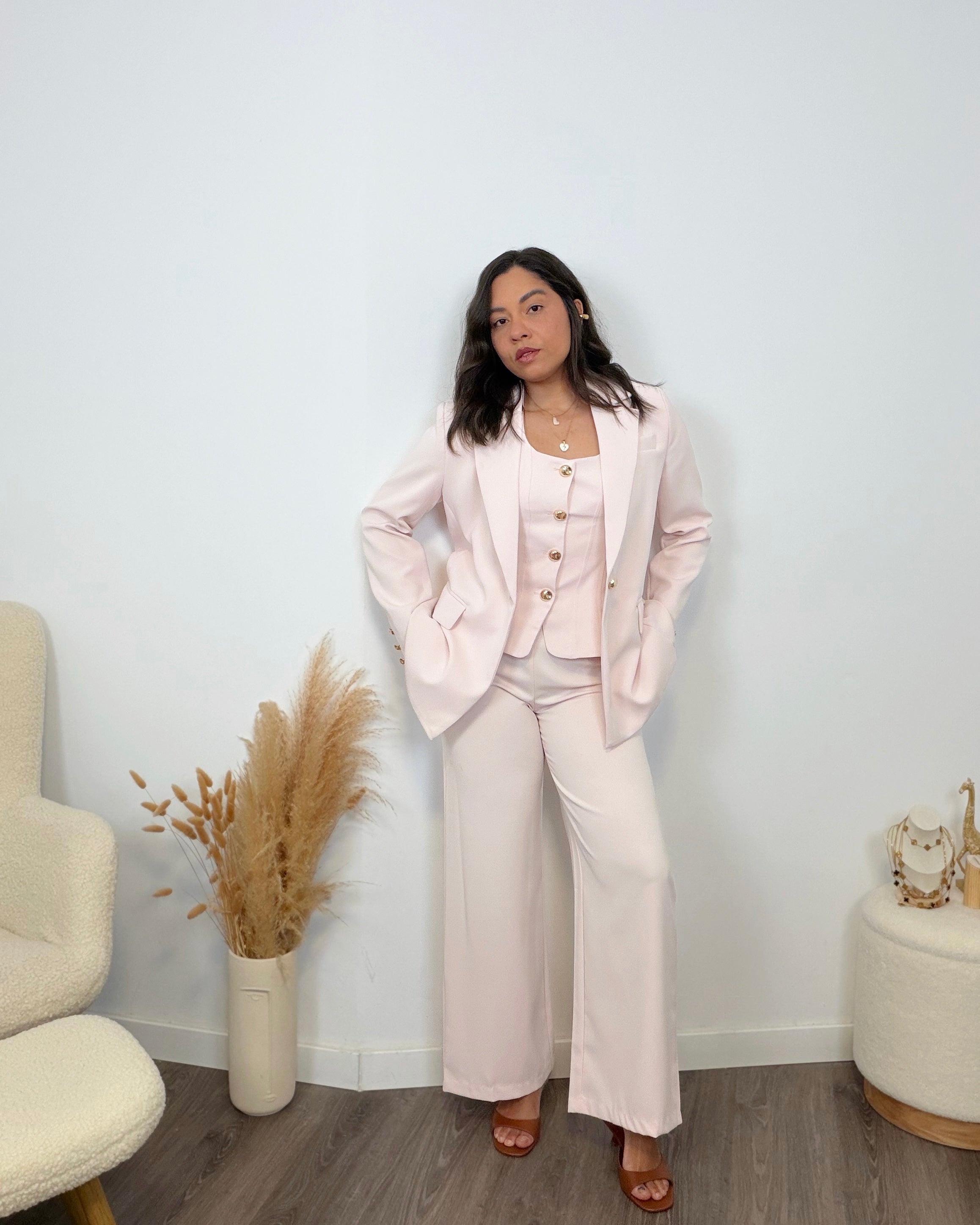 BLAZER ATELIER NOUVELLE ROSÉ