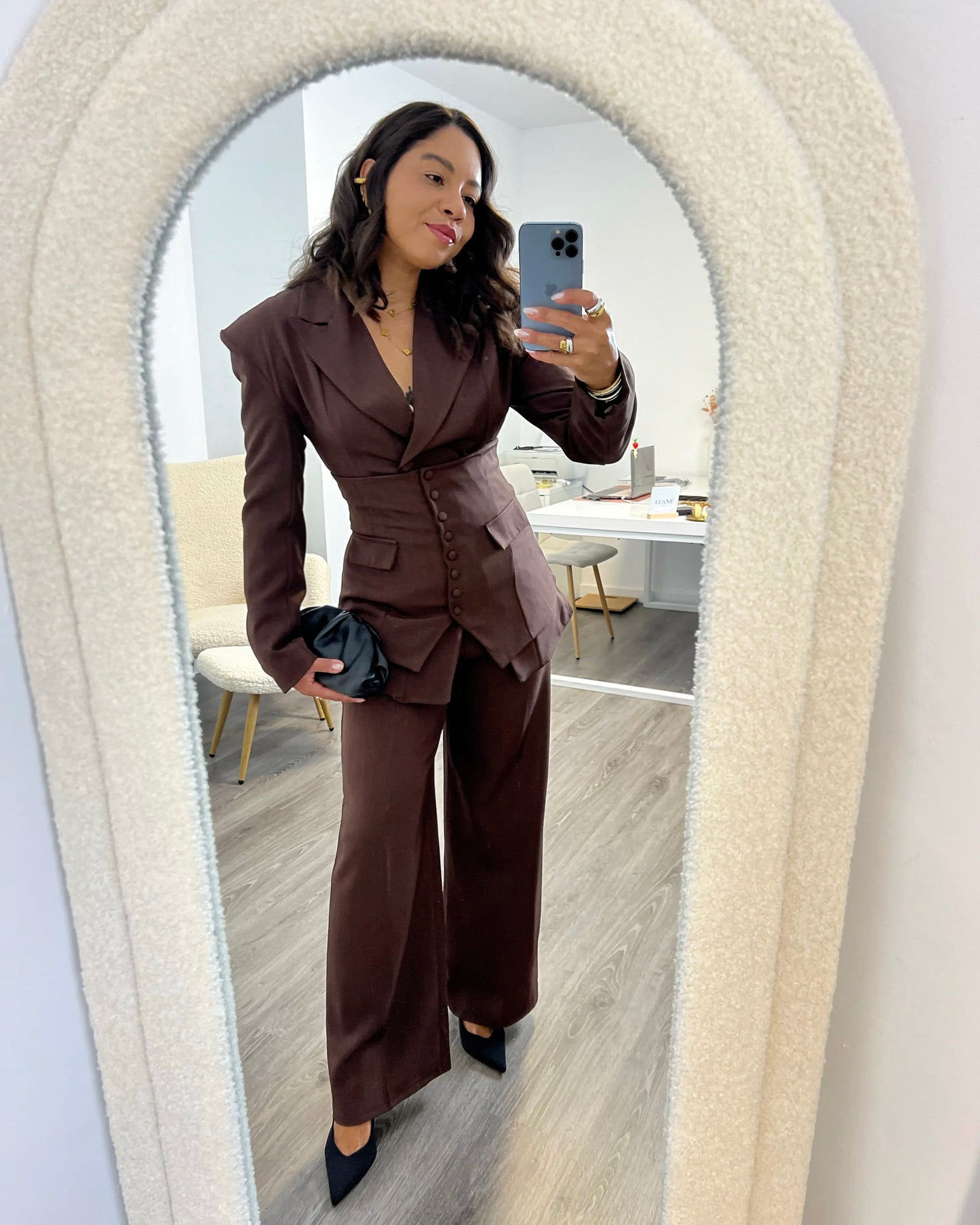 Traje 3 Piezas Elegance Marrón