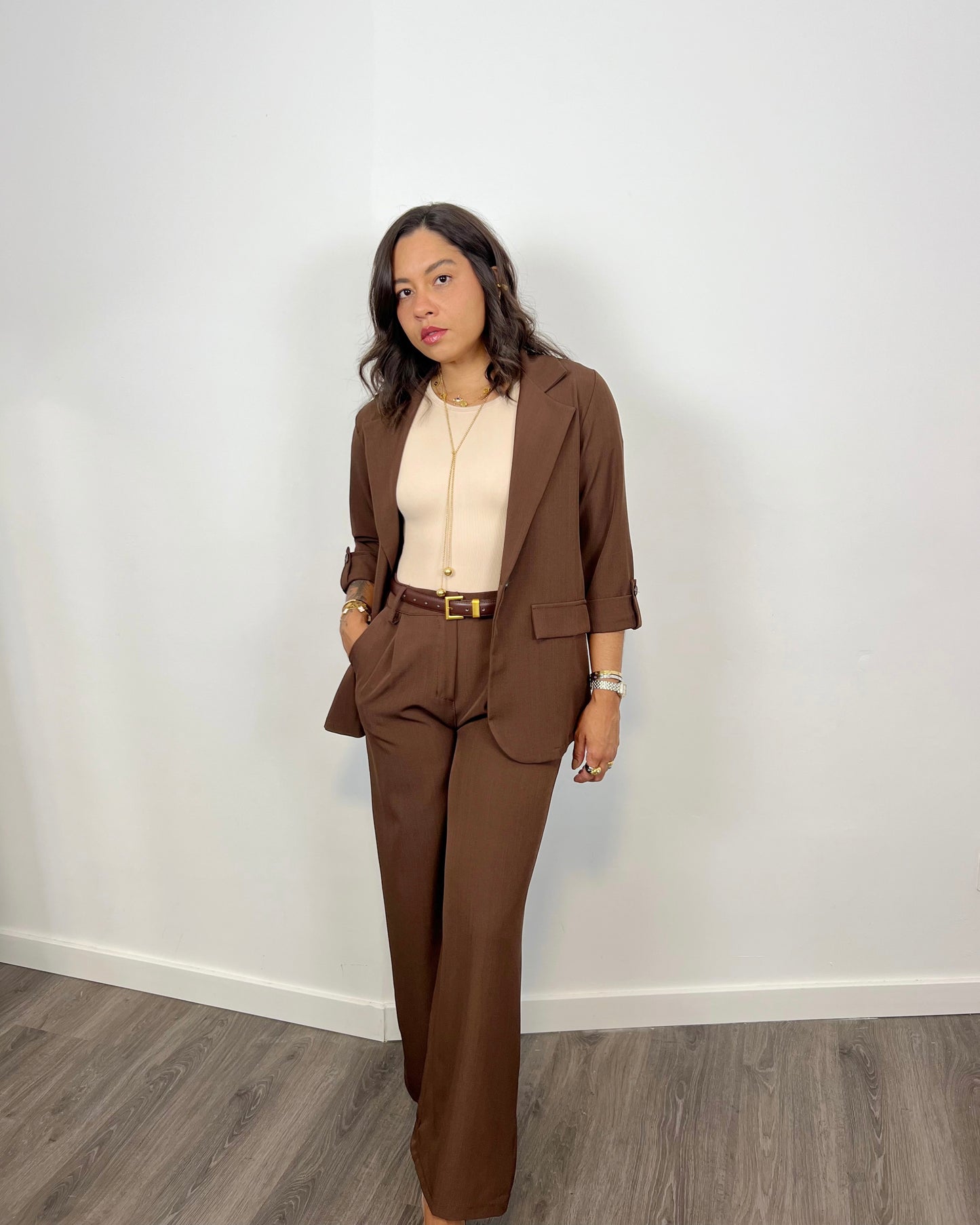 Pantalón fénix Marrón