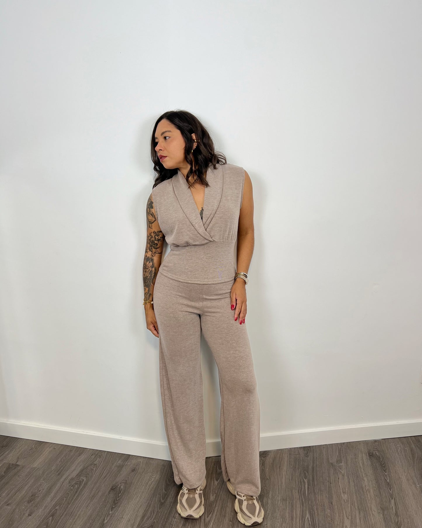 Conjunto Luané Taupe