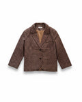 Blazer Cuadros Marrón