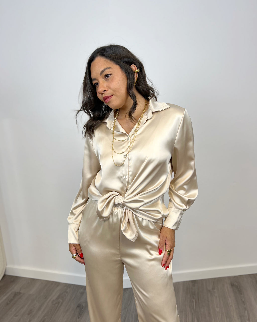 Blusa Paris beige