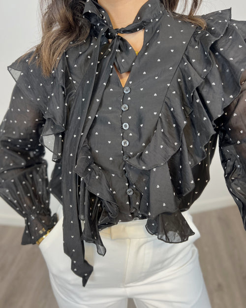 Blusa Volantes Elegance