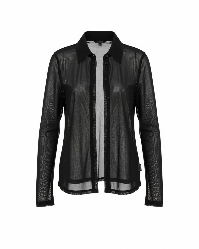 Camisa de Tul Negro
