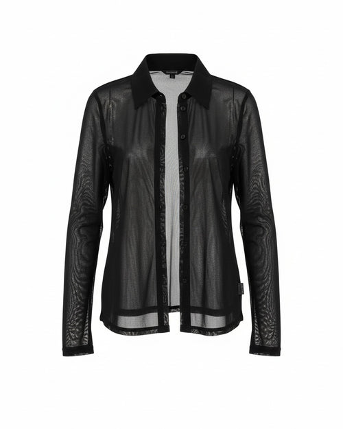Camisa de Tul Negro