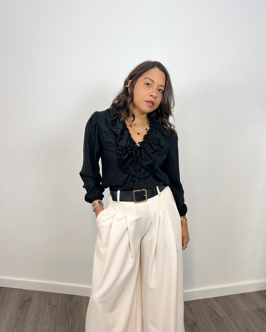 Blusa Boho Negra