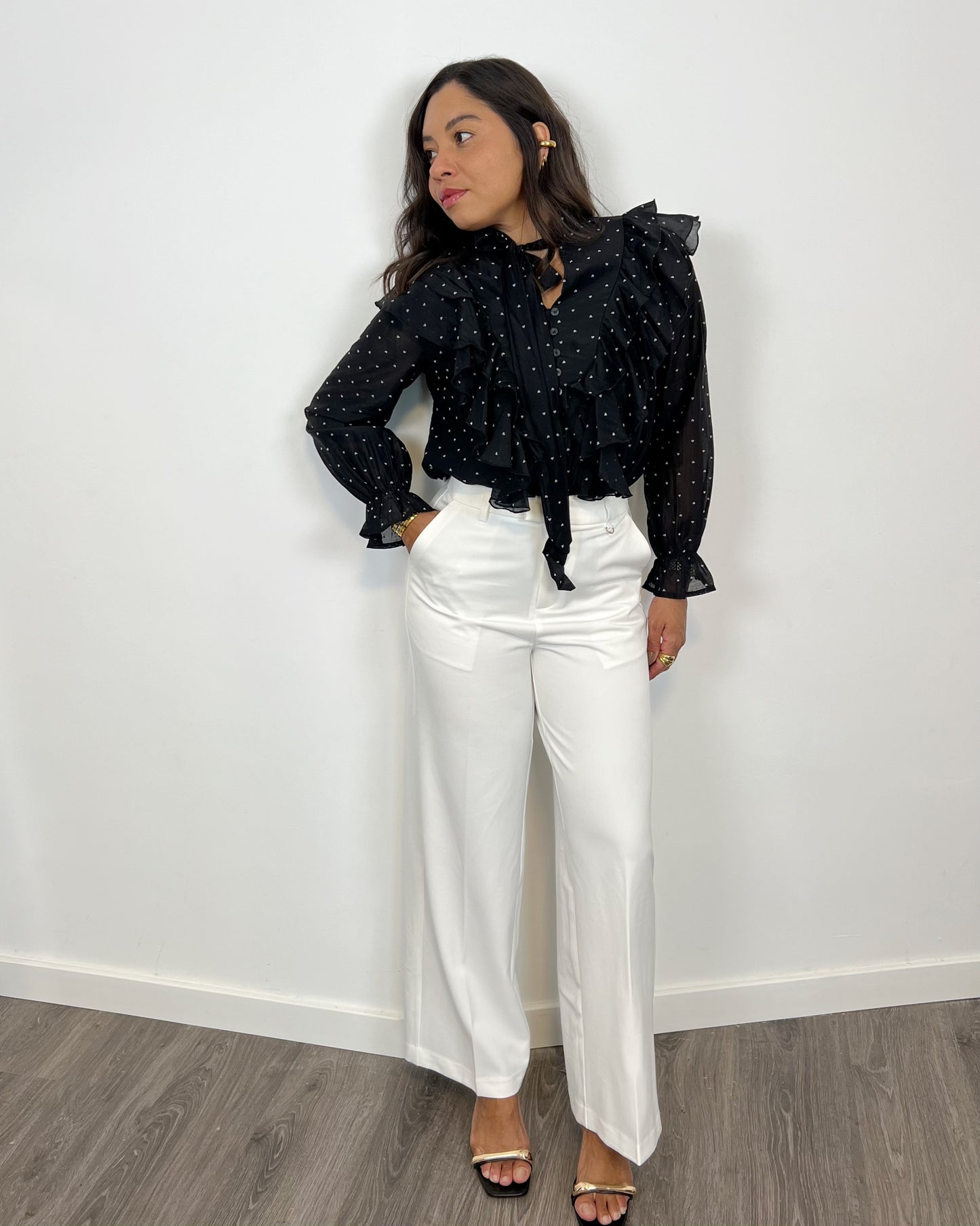 Blusa Volantes Elegance