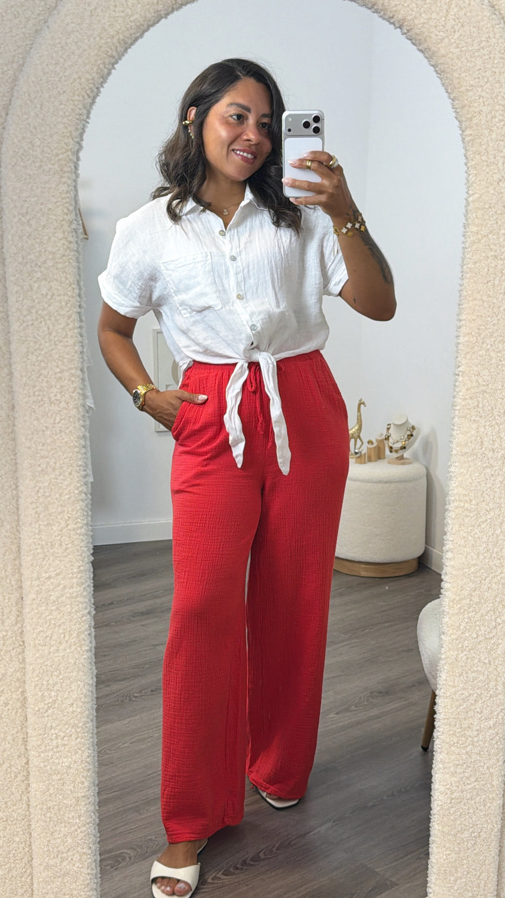 PANTALÓN IBIZA ROJO