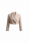BLAZER ÉLISE CROPPED ROSÉ