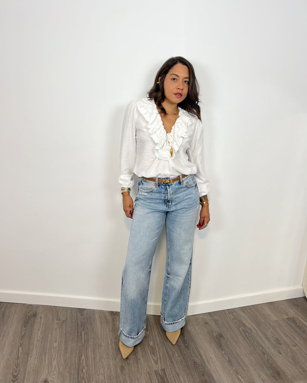Blusa Boho blanca