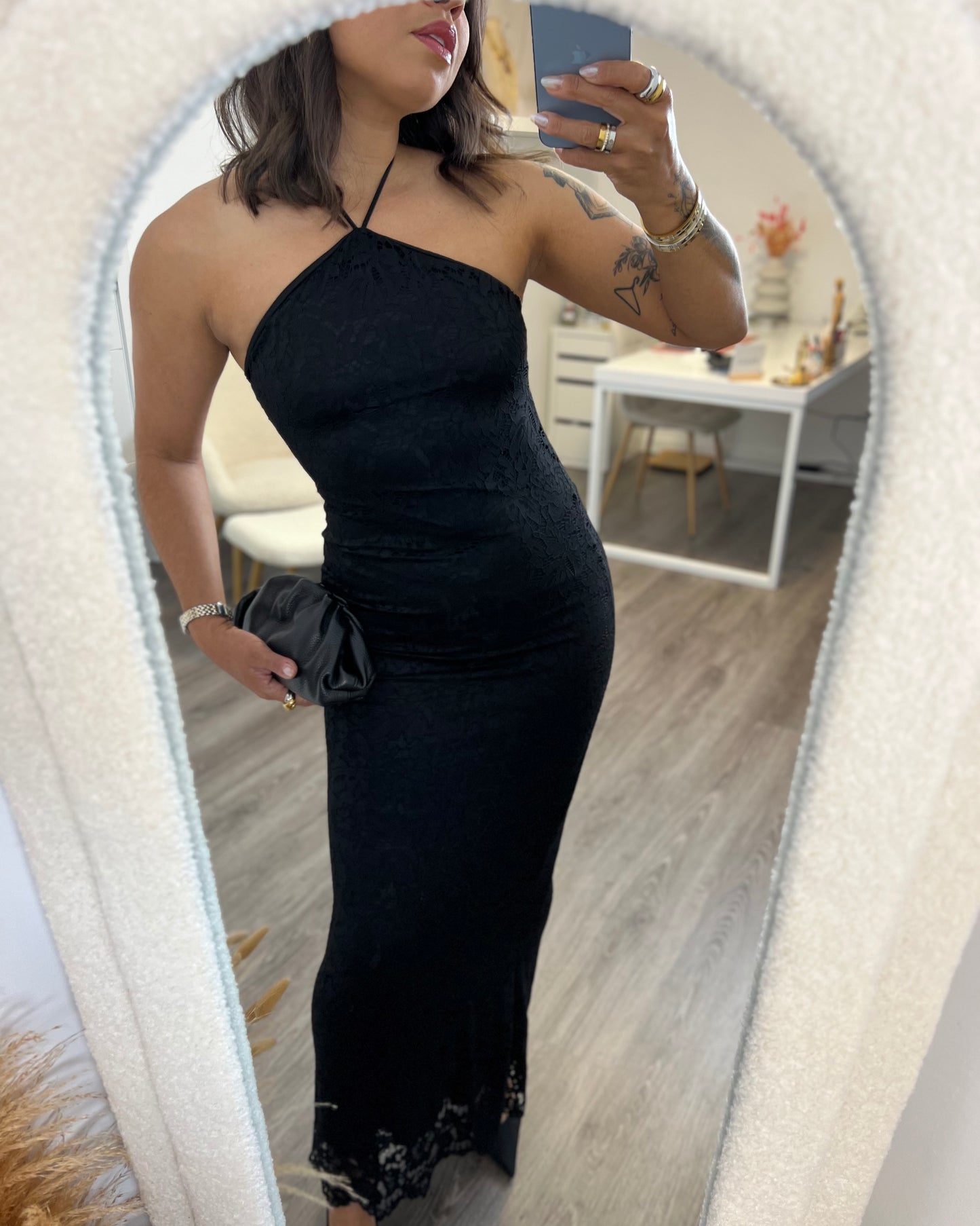 Vestido Encaje Largo