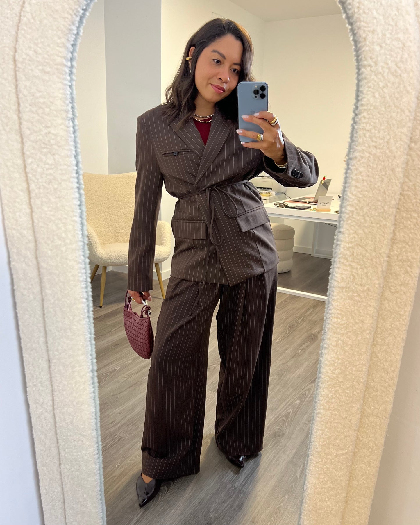 PANTALÓN RAYA DIPLOMATICA BROWN