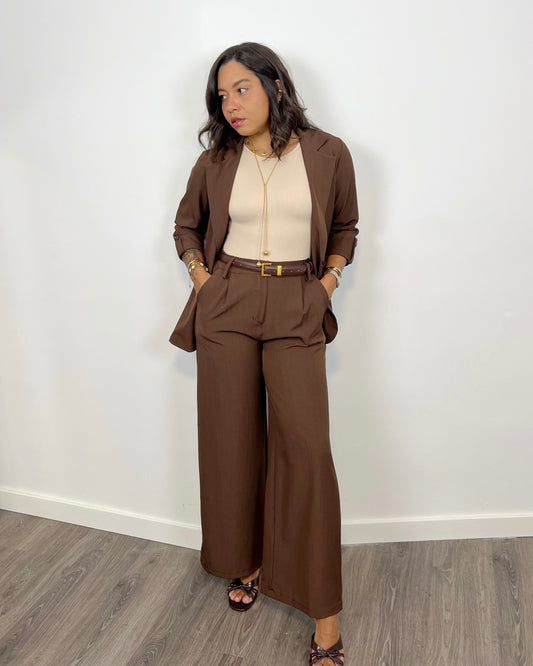 Pantalón fénix Marrón