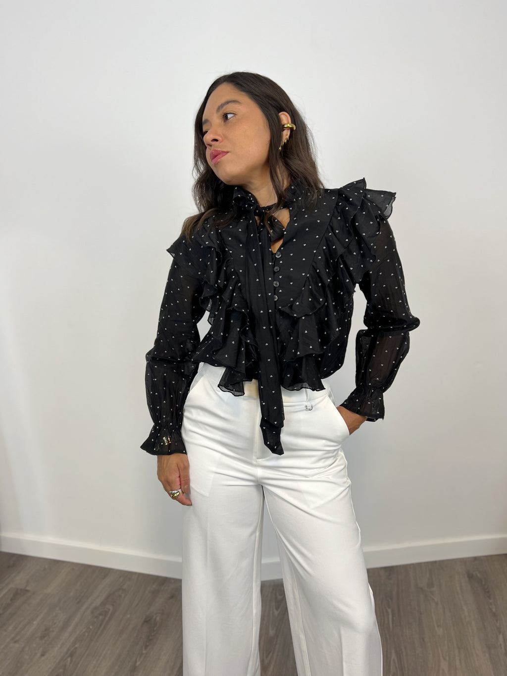 Blusa Volantes Elegance