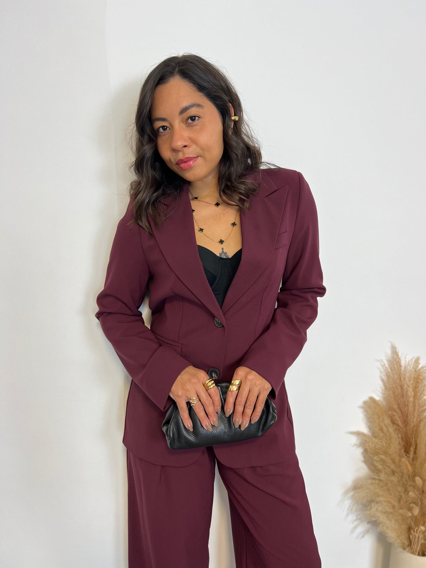 BLAZER BOSS BURDEOS LUMINA