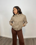 Bomber Encaje Taupe