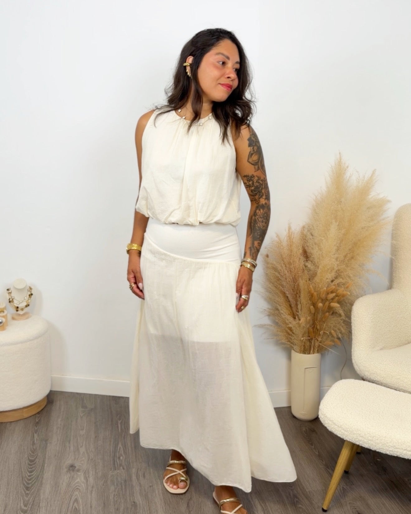 CONJUNTO PERLA BEIGE