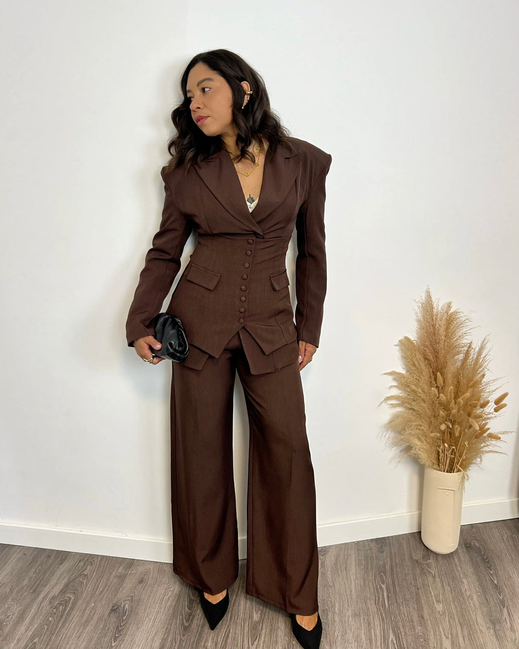 Traje 3 Piezas Elegance Marrón