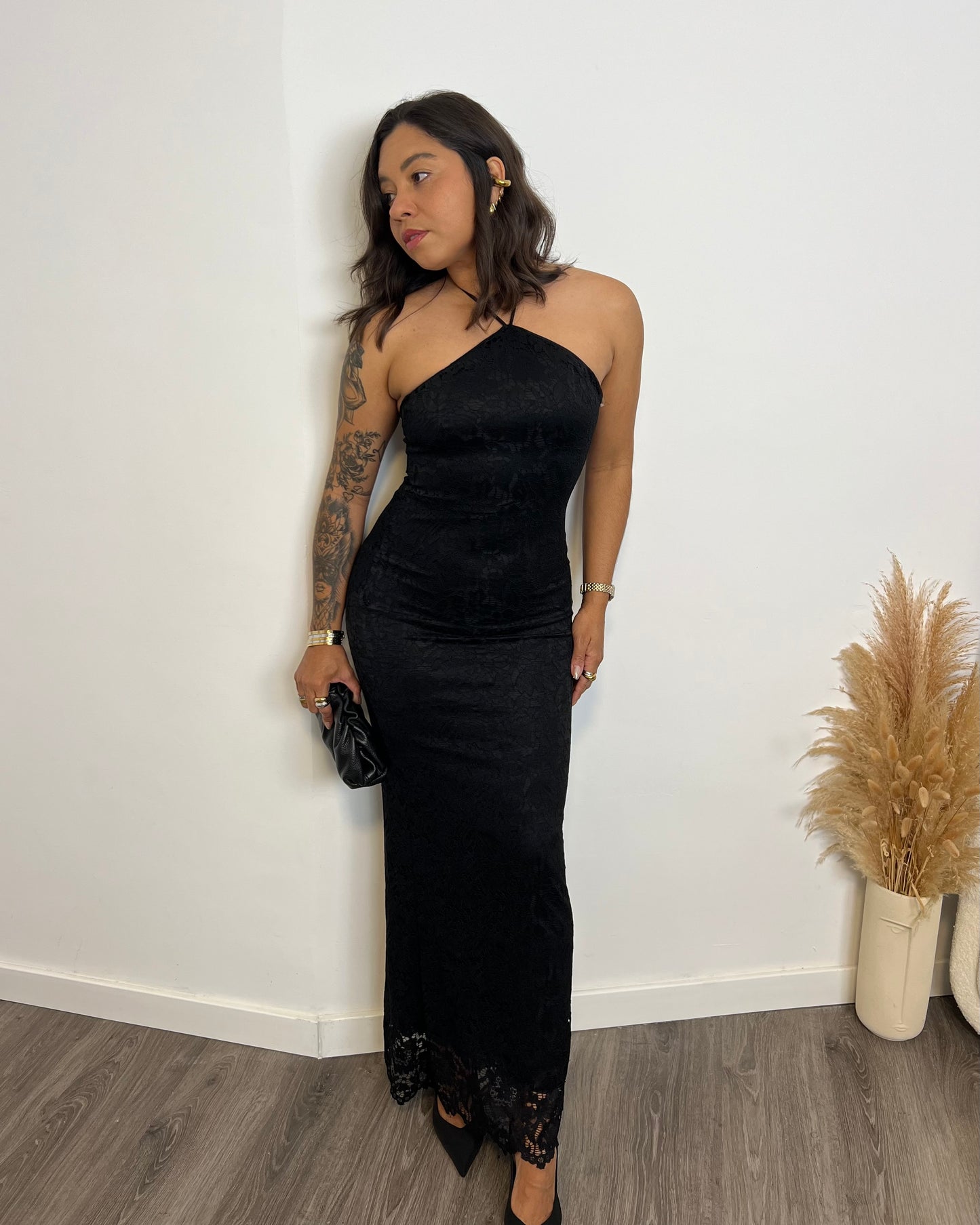 Vestido Encaje Largo